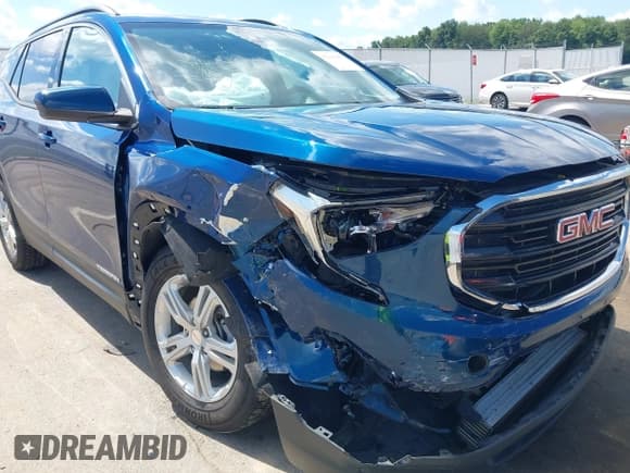 ✅ 2020 GMC Terrain SLE • VIN: 3GKALTEV0LL167245 • Lot: 42641055. Listed on IAAI with 55,595 mi. Free auction sales archive from the USA and detailed vehicle history report at DreamBid. Image 6.