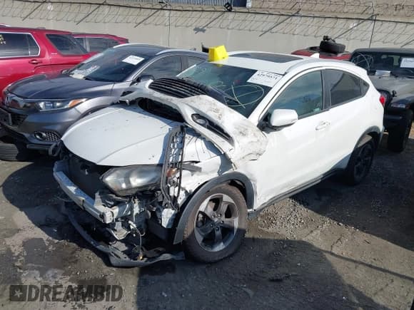 ✅ 2018 Honda HR-V EX-L • VIN: 3CZRU6H76JM716717 • Lot: 42979571. Listed on IAAI with 77,549 mi. Free auction sales archive from the USA and detailed vehicle history report at DreamBid. Image 2.