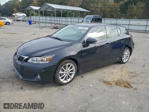 ✅ 2013 Lexus CT 200h • VIN: JTHKD5BH8D2152923 • Lot: 93458255. Listed on Copart with 145,571 mi. Free auction sales archive from the USA and detailed vehicle history report at DreamBid. Image 1.