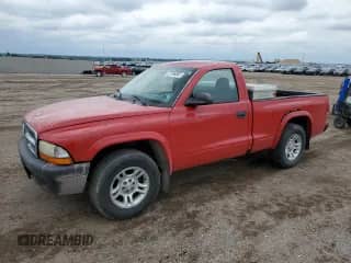 2004 Dodge Dakota z VIN 1D7FL16K74S630615, wystawiony jako Copart lot #57766065 z przebiegiem 170 181 mil mil oraz Szkoda całkowita • Salvage title. Historia ofert i sprzedaży dostępna na DreamBid. Obrazek 1.