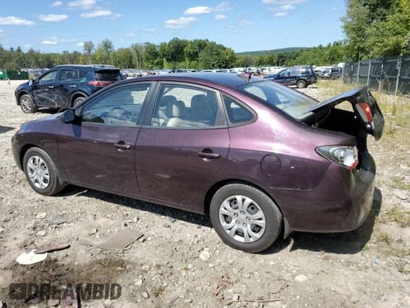 2009 Hyundai Elantra GLS z VIN KMHDU46DX9U758372, wystawiony jako Copart lot #68888774 z przebiegiem 105 190 mil mil oraz Szkoda całkowita • Salvage title. Historia ofert i sprzedaży dostępna na DreamBid. Obrazek 2.