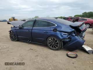 2020 Hyundai Sonata SEL Plus z VIN 5NPEJ4J26LH017421, wystawiony jako Copart lot #68254155 z przebiegiem Nie podano mil oraz Szkoda całkowita • Salvage title. Historia ofert i sprzedaży dostępna na DreamBid. Obrazek 2.