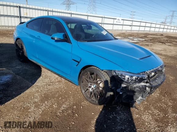 ✅ 2020 BMW M4 • VIN: WBS4Y9C02LFJ30253 • Lot: 92276965. Listed on Copart with 18,937 mi. Free auction sales archive from the USA and detailed vehicle history report at DreamBid. Image 4.