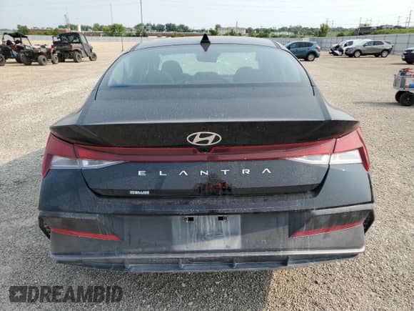 2024 Hyundai Elantra SEL with VIN KMHLM4DG3RU833969, listed as a Copart auction lot 59141425 with 11,973 mi miles and Salvage title. Bid and sale history available at DreamBid. Image 6.