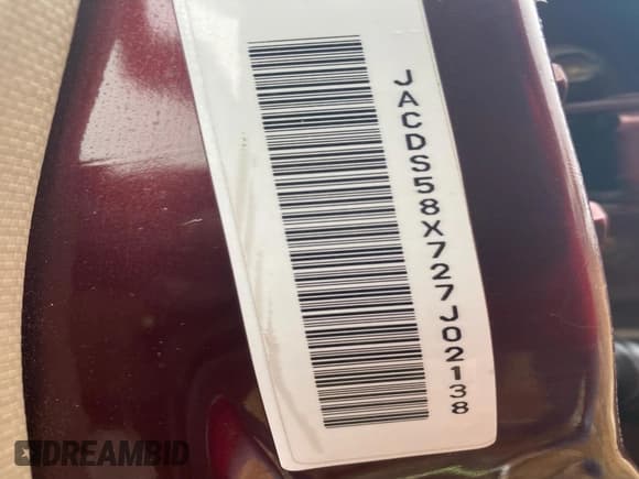 ✅ 2002 Isuzu Trooper S • VIN: JACDS58X727J02138 • Лот: 41455245. Опубликован ранее на IAAI с пробегом 186 560 миль. Бесплатный доступ к архиву аукционных продаж из США и подробный отчёт об истории автомобиля на DreamBid. Изображение 9.