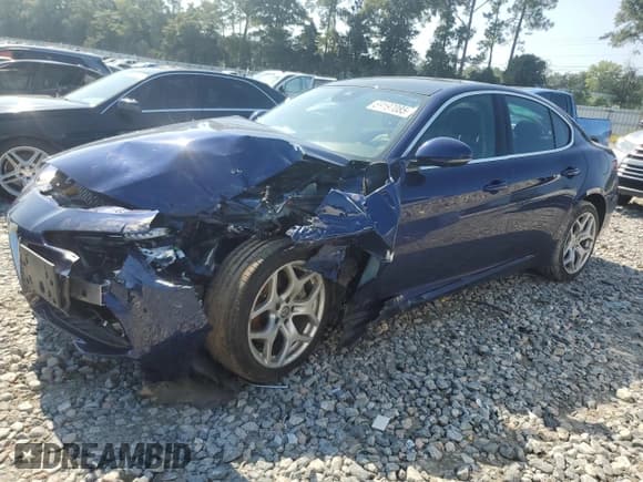 ✅ 2020 Alfa Romeo Giulia Ti • VIN: ZARFANBN2L7639172 • Lot: 69197085. Listed on Copart with Not provided. Free auction sales archive from the USA and detailed vehicle history report at DreamBid. Image 1.