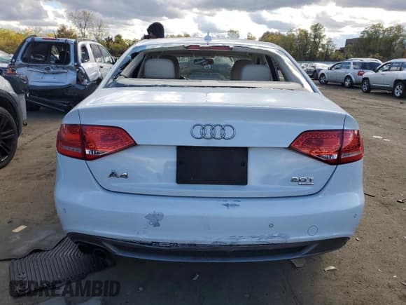 ✅ 2012 Audi A4 Premium Plus • VIN: WAUFFAFL3CA099313 • Lot: 89864875. Listed on Copart with 108,399 mi. Free auction sales archive from the USA and detailed vehicle history report at DreamBid. Image 6.
