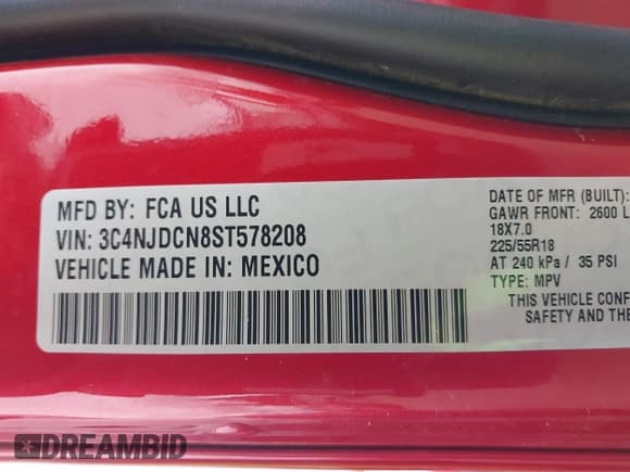 ✅ 2025 Jeep Compass Limited • VIN: 3C4NJDCN8ST578208 • Lot: 43209842. Wystawiony na IAAI z przebiegiem 2 016 mil. Bezpłatny archiwum sprzedaży aukcyjnych z USA i szczegółowy raport historii pojazdu na DreamBid. Zdjęcie 9.