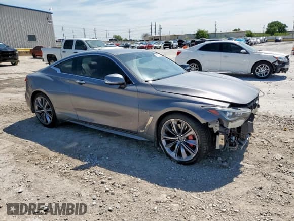 ✅ 2018 Infiniti Q60 Red Sport 400 • VIN: JN1FV7EL0JM630735 • Лот: 63908665. Опубликован ранее на Copart с пробегом 58 086 миль. Бесплатный доступ к архиву аукционных продаж из США и подробный отчёт об истории автомобиля на DreamBid. Изображение 4.