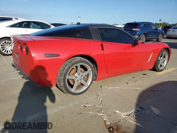 2005 Chevrolet Corvette with VIN 1G1YY24U055117293, listed as a Copart auction lot 74013514 with Not provided miles and Salvage title. Bid and sale history available at DreamBid. Image 3.