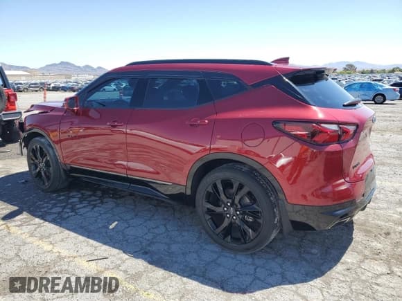 ✅ 2019 Chevrolet Blazer RS • VIN: 3GNKBERS1KS684676 • Lot: 56251875. Listed on Copart with 59,503 mi. Free auction sales archive from the USA and detailed vehicle history report at DreamBid. Image 2.