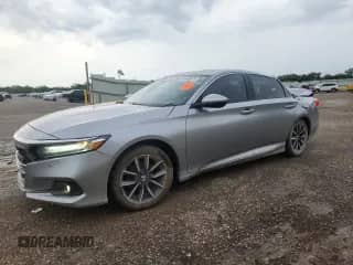 2022 Honda Accord EX-L z VIN 1HGCV1F53NA050952, wystawiony jako Copart lot #62466875 z przebiegiem 83 711 mil mil oraz Szkoda całkowita • Salvage title. Historia ofert i sprzedaży dostępna na DreamBid. Obrazek 1.