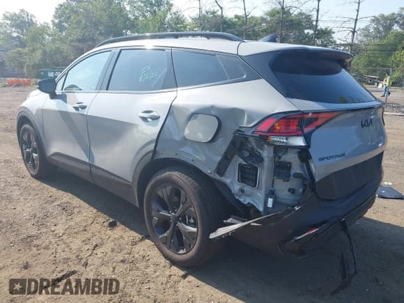 ✅ 2025 Kia Sportage X-Line • VIN: 5XYK6CDF2SG285403 • Lot: 42966324. Listed on IAAI with 417 mi. Free auction sales archive from the USA and detailed vehicle history report at DreamBid. Image 3.