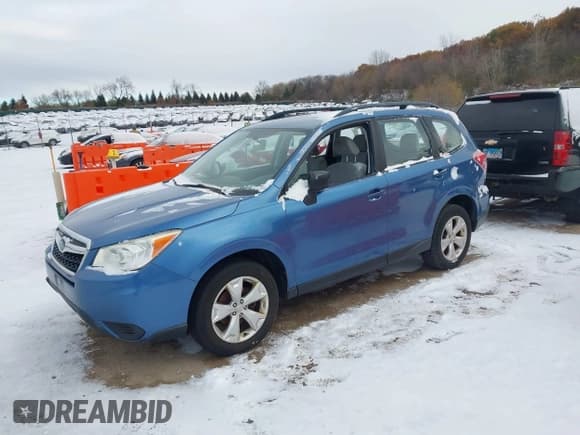 ✅ 2015 Subaru Forester 2.5i • VIN: JF2SJABCXFH472222 • Lot: 43669527. Listed on IAAI with 229,832 mi. Free auction sales archive from the USA and detailed vehicle history report at DreamBid. Image 2.