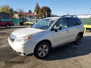 2015 Subaru Forester Premium with VIN JF2SJADC4FH464470, listed as a Copart auction lot 84954675 with 148,219 mi miles and Salvage title. Bid and sale history available at DreamBid. Image 1.