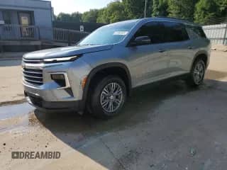 2025 Chevrolet Traverse AWD LT with VIN 1GNEVGRS3SJ221021, listed as a Copart auction lot 60076545 with 3,062 mi miles and Clean title. Bid and sale history available at DreamBid. Image 1.