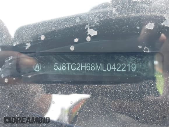 ✅ 2021 Acura RDX w/A-Spec Package • VIN: 5J8TC2H68ML042219 • Lot: 43167963. Listed on IAAI with 77,009 mi. Free auction sales archive from the USA and detailed vehicle history report at DreamBid. Image 17.