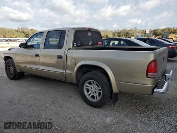 2002 Dodge Dakota SLT z VIN 1B7HL48X22S690604, wystawiony jako Copart lot #42827334 z przebiegiem 225 110 mil mil oraz Nie do naprawy • Non repairable. Historia ofert i sprzedaży dostępna na DreamBid. Obrazek 2.