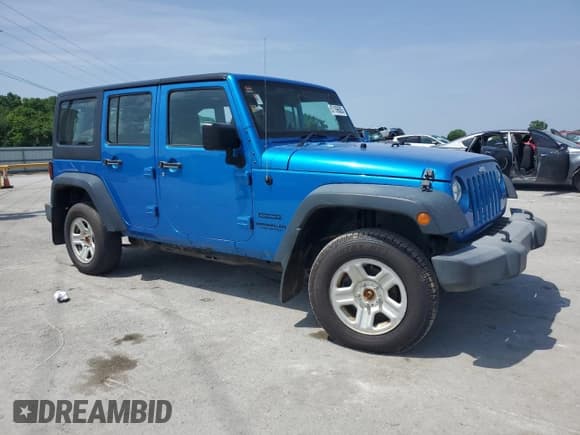 ✅ 2016 Jeep Wrangler Unlimited Sport RHD • VIN: 1C4BJWKG8GL307167 • Lot: 57186605. Listed on Copart with 182,213 mi. Free auction sales archive from the USA and detailed vehicle history report at DreamBid. Image 4.