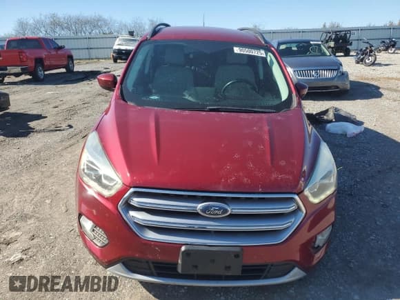 ✅ 2017 Ford Escape SE • VIN: 1FMCU0G91HUC60090 • Lot: 90500725. Listed on Copart with 107,752 mi. Free auction sales archive from the USA and detailed vehicle history report at DreamBid. Image 5.