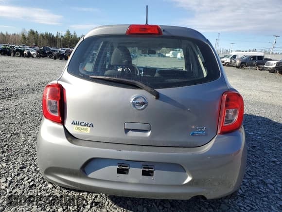 ✅ 2015 Nissan Micra S • VIN: 3N1CK3CP3FL211810 • Lot: 48989324. Listed on Copart with Not provided. Free auction sales archive from the USA and detailed vehicle history report at DreamBid. Image 6.