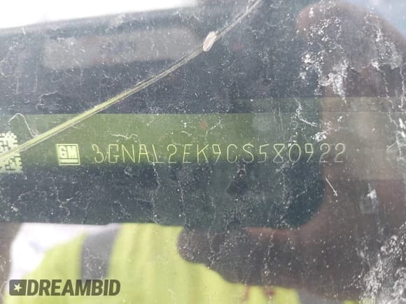 ✅ 2012 Chevrolet Captiva Sport LS • VIN: 3GNAL2EK9CS580922 • Lot: 41505205. Wystawiony na IAAI z przebiegiem Nie podano. Bezpłatny archiwum sprzedaży aukcyjnych z USA i szczegółowy raport historii pojazdu na DreamBid. Zdjęcie 9.