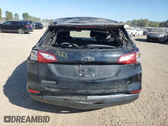 2020 Chevrolet Equinox LT with VIN 2GNAXJEV4L6228273, listed as a Copart auction lot 84831775 with 184,318 mi miles and Salvage title. Bid and sale history available at DreamBid. Image 6.