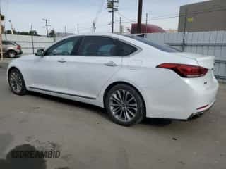 2016 Hyundai Genesis 3.8L z VIN KMHGN4JE0GU135477, wystawiony jako Copart lot #84745564 z przebiegiem 124 165 mil mil oraz Czysty tytuł • Clean title. Historia ofert i sprzedaży dostępna na DreamBid. Obrazek 2.