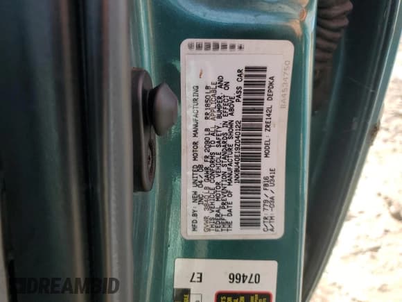 ✅ 2009 Toyota Corolla XLE • VIN: 1NXBU40E19Z040122 • Лот: 89544385. Опубликован ранее на Copart с пробегом Не указан. Бесплатный доступ к архиву аукционных продаж из США и подробный отчёт об истории автомобиля на DreamBid. Изображение 12.