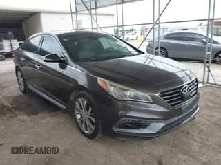 2015 Hyundai Sonata Sport с VIN 5NPE34ABXFH145451, выставлен на аукционе IAAI как лот 42597283 с пробегом 132 361 миль миль и . История ставок и продаж доступна на DreamBid. Изображение 1.