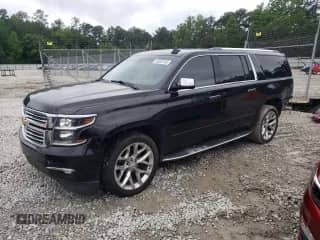 2019 Chevrolet Suburban Premier z VIN 1GNSKJKC2KR327697, wystawiony jako Copart lot #55053195 z przebiegiem 82 994 mil mil oraz Szkoda całkowita • Salvage title. Historia ofert i sprzedaży dostępna na DreamBid. Obrazek 1.