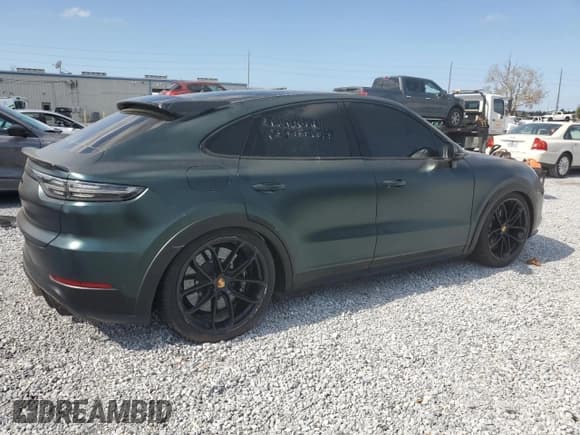 ✅ 2022 Porsche Cayenne Turbo GT • VIN: WP1BK2AY5NDA60549 • Lot: 74494584. Listed on Copart with Not provided. Free auction sales archive from the USA and detailed vehicle history report at DreamBid. Image 3.