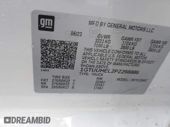 ✅ 2023 GMC Sierra 1500 Denali Ultimate • VIN: 1GTUUHEL2PZ298886 • Лот: 41976852. Опубликован ранее на IAAI с пробегом 15 586 миль. Бесплатный доступ к архиву аукционных продаж из США и подробный отчёт об истории автомобиля на DreamBid. Изображение 9.