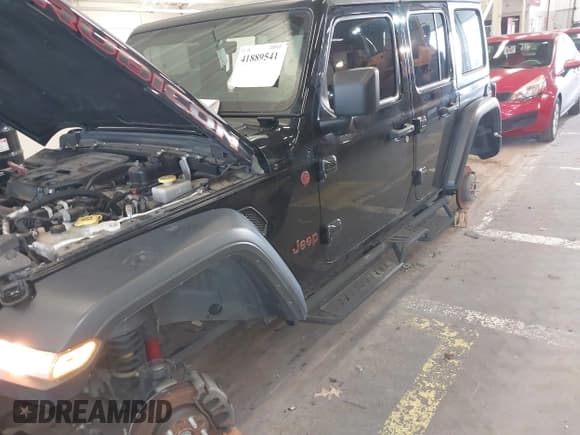 ✅ 2022 Jeep Wrangler Unlimited Rubicon • VIN: 1C4HJXFN8NW242079 • Lot: 41889541. Listed on IAAI with 36,944 mi. Free auction sales archive from the USA and detailed vehicle history report at DreamBid. Image 6.