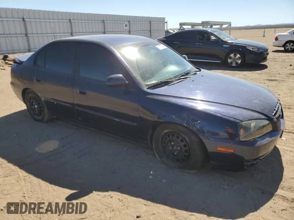 2004 Hyundai Elantra GLS z VIN KMHDN46D44U795391, wystawiony jako Copart lot #75137154 z przebiegiem 154 011 mil mil oraz Szkoda całkowita • Salvage title. Historia ofert i sprzedaży dostępna na DreamBid. Obrazek 4.