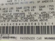 ✅ 2003 Mitsubishi Eclipse GT • VIN: 4A3AC84H93E035814 • Lot: 40785359. Wystawiony na IAAI z przebiegiem 135 392 mil. Bezpłatny archiwum sprzedaży aukcyjnych z USA i szczegółowy raport historii pojazdu na DreamBid. Zdjęcie 9.