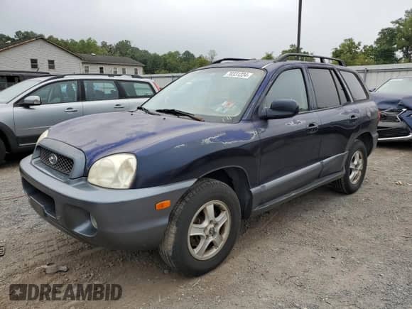 2004 Hyundai Santa Fe GLS z VIN KM8SC73DX4U770675, wystawiony jako Copart lot #70331224 z przebiegiem 134 785 mil mil oraz Czysty tytuł • Clean title. Historia ofert i sprzedaży dostępna na DreamBid. Obrazek 1.