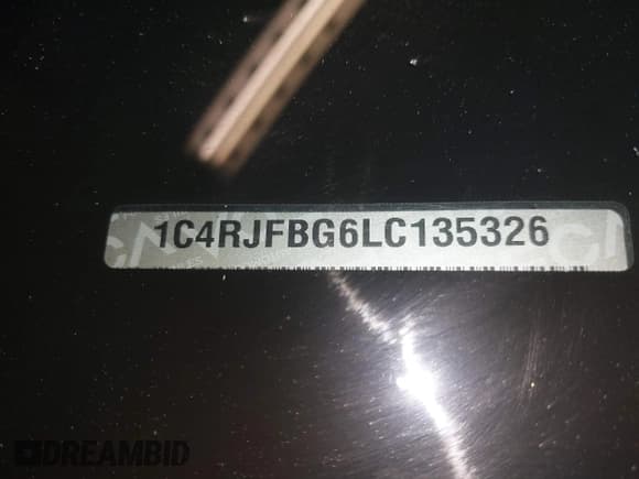 ✅ 2020 Jeep Grand Cherokee Limited • VIN: 1C4RJFBG6LC135326 • Lot: 43399812. Listed on IAAI with 62,382 mi. Free auction sales archive from the USA and detailed vehicle history report at DreamBid. Image 17.