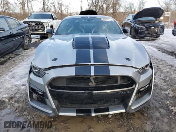 2020 Ford Mustang Shelby GT500 z VIN 1FA6P8SJ6L5502969, wystawiony jako Copart lot #46225115 z przebiegiem 12 678 mil mil oraz Szkoda całkowita • Salvage title. Historia ofert i sprzedaży dostępna na DreamBid. Obrazek 5.
