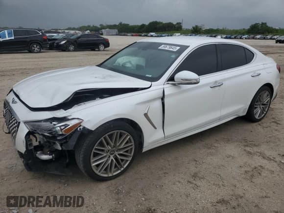 ✅ 2021 Genesis G70 2.0T • VIN: KMTG64LA1MU067182 • Lot: 59679645. Wystawiony na Copart z przebiegiem 84 378 mil. Bezpłatny archiwum sprzedaży aukcyjnych z USA i szczegółowy raport historii pojazdu na DreamBid. Zdjęcie 1.