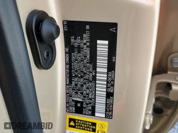 ✅ 2010 Lexus RX 350 • VIN: 2T2ZK1BA3AC024051 • Lot: 54277095. Wystawiony na Copart z przebiegiem 309 325 mil. Bezpłatny archiwum sprzedaży aukcyjnych z USA i szczegółowy raport historii pojazdu na DreamBid. Zdjęcie 13.