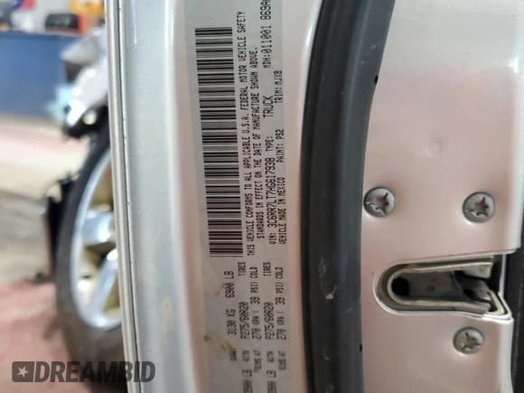 ✅ 2017 Ram 1500 Big Horn • VIN: 3C6RR7LT7HG617938 • Lot: 93779865. Listed on Copart with 119,178 mi. Free auction sales archive from the USA and detailed vehicle history report at DreamBid. Image 12.