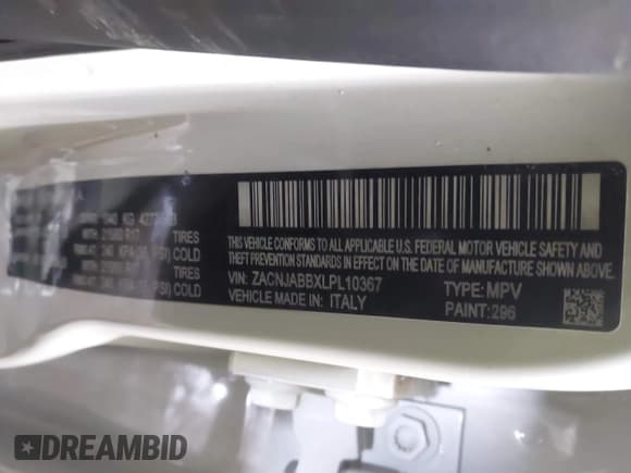 ✅ 2020 Jeep Renegade Altitude • VIN: ZACNJABBXLPL10367 • Lot: 41599445. Wystawiony na IAAI z przebiegiem 136 965 mil. Bezpłatny archiwum sprzedaży aukcyjnych z USA i szczegółowy raport historii pojazdu na DreamBid. Zdjęcie 9.