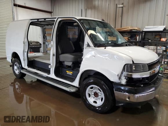 ✅ 2024 Chevrolet Express Cargo • VIN: 1GCWGAFP0R1158491 • Lot: 54743335. Listed on Copart with Not provided. Free auction sales archive from the USA and detailed vehicle history report at DreamBid. Image 4.