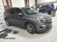 ✅ 2017 Honda Pilot EX-L • VIN: 5FNYF6H57HB026502 • Lot: 43604124. Listed on IAAI with 76,061 mi. Free auction sales archive from the USA and detailed vehicle history report at DreamBid. Image 1.