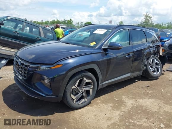 ✅ 2022 Hyundai Tucson Limited • VIN: KM8JFDA26NU073735 • Lot: 42450584. Wystawiony na IAAI z przebiegiem 41 953 mil. Bezpłatny archiwum sprzedaży aukcyjnych z USA i szczegółowy raport historii pojazdu na DreamBid. Zdjęcie 2.