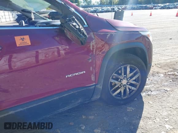 ✅ 2017 GMC Acadia SLT • VIN: 1GKKNULS9HZ255126 • Lot: 43418753. Listed on IAAI with Not provided. Free auction sales archive from the USA and detailed vehicle history report at DreamBid. Image 6.