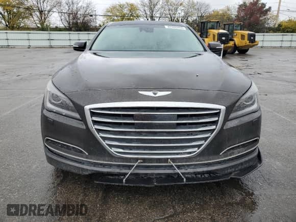 2015 Hyundai Genesis 3.8L with VIN KMHGN4JE9FU047199, listed as a Copart auction lot 82009455 with Not provided miles and Salvage title. Bid and sale history available at DreamBid. Image 5.
