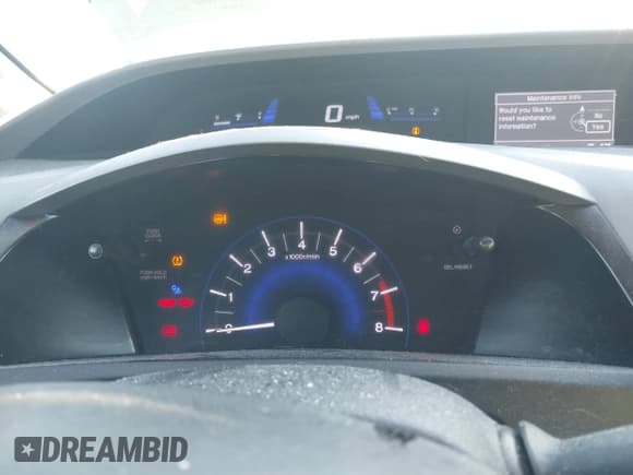 ✅ 2012 Honda Civic LX • VIN: 2HGFB2E53CH515953 • Lot: 43791508. Listed on IAAI with 340,787 mi. Free auction sales archive from the USA and detailed vehicle history report at DreamBid. Image 7.