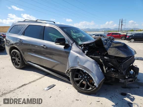 2019 Dodge Durango GT с VIN 1C4RDJDGXKC599385, выставлен на аукционе Copart как лот 81716175 с пробегом Не указан миль и Списание • Salvage title. История ставок и продаж доступна на DreamBid. Изображение 4.